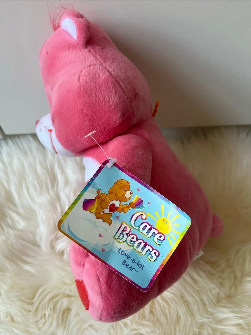NWT New Vintage Y2K Care Bear 2003 Pink Love A Lot Bear 13